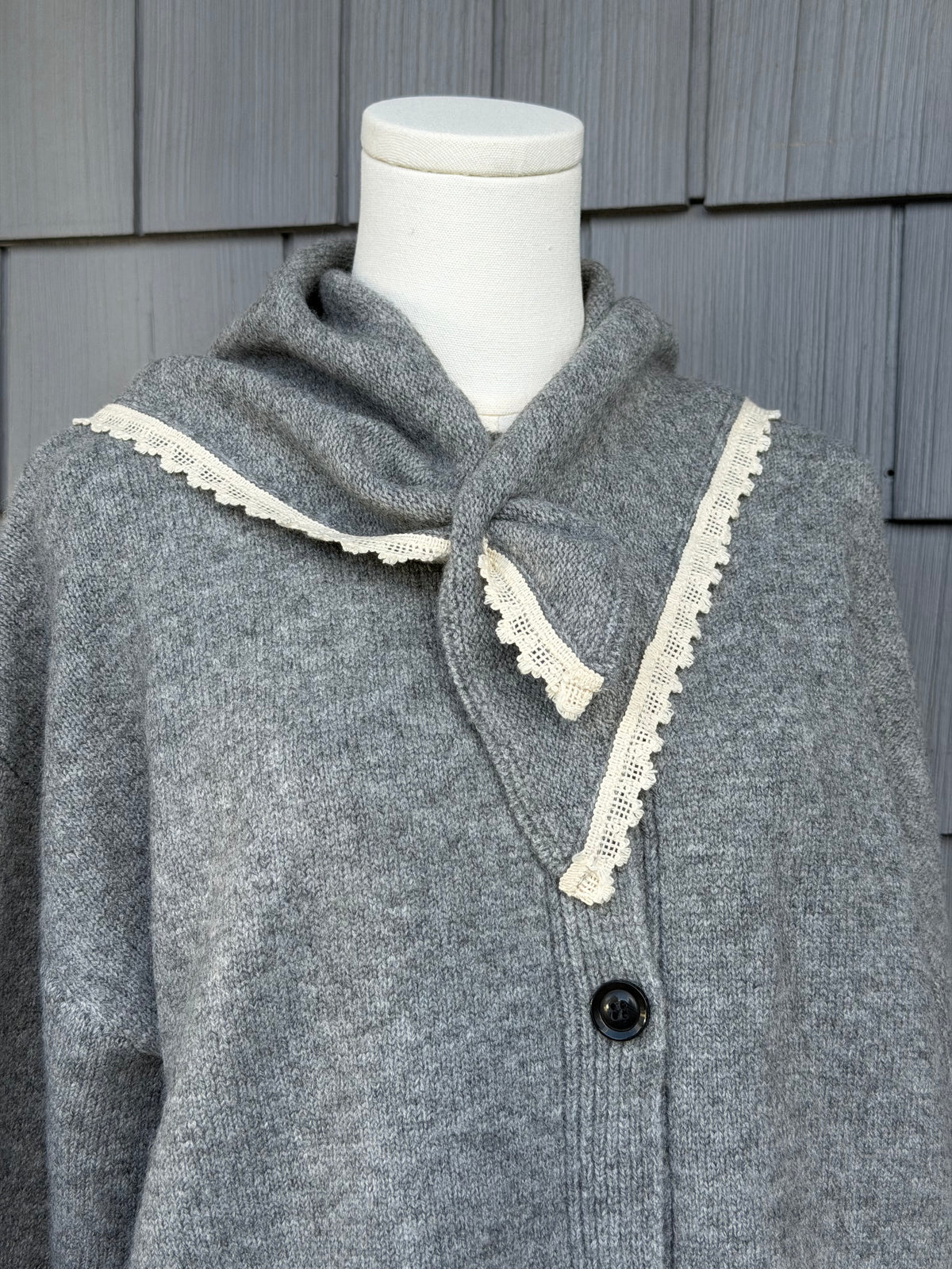 Lace Scarf Cardigan