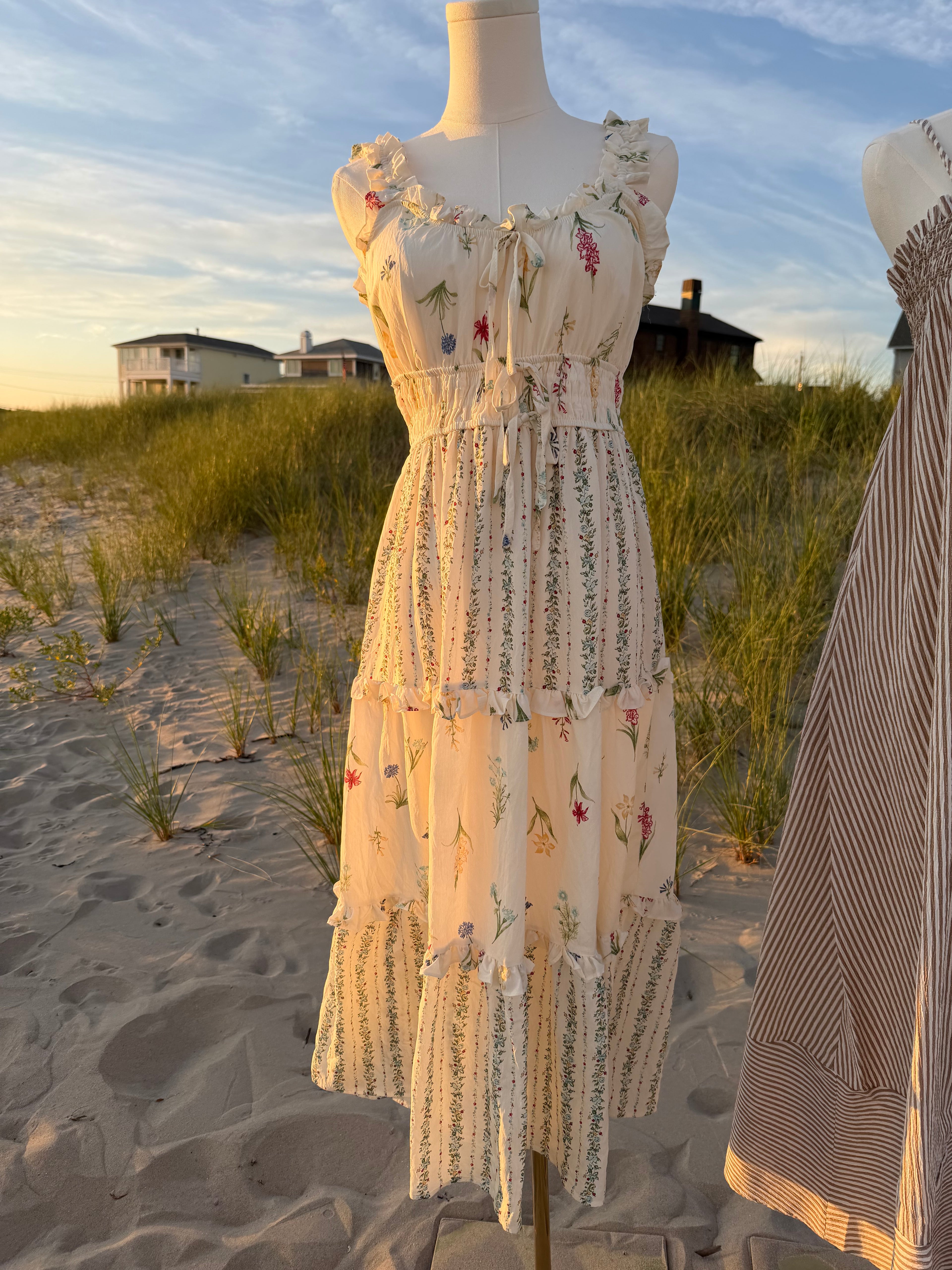 Garden Party Midi Dress – Crosswynds Traders