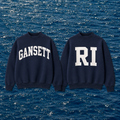 Navy Reversible Mock Neck