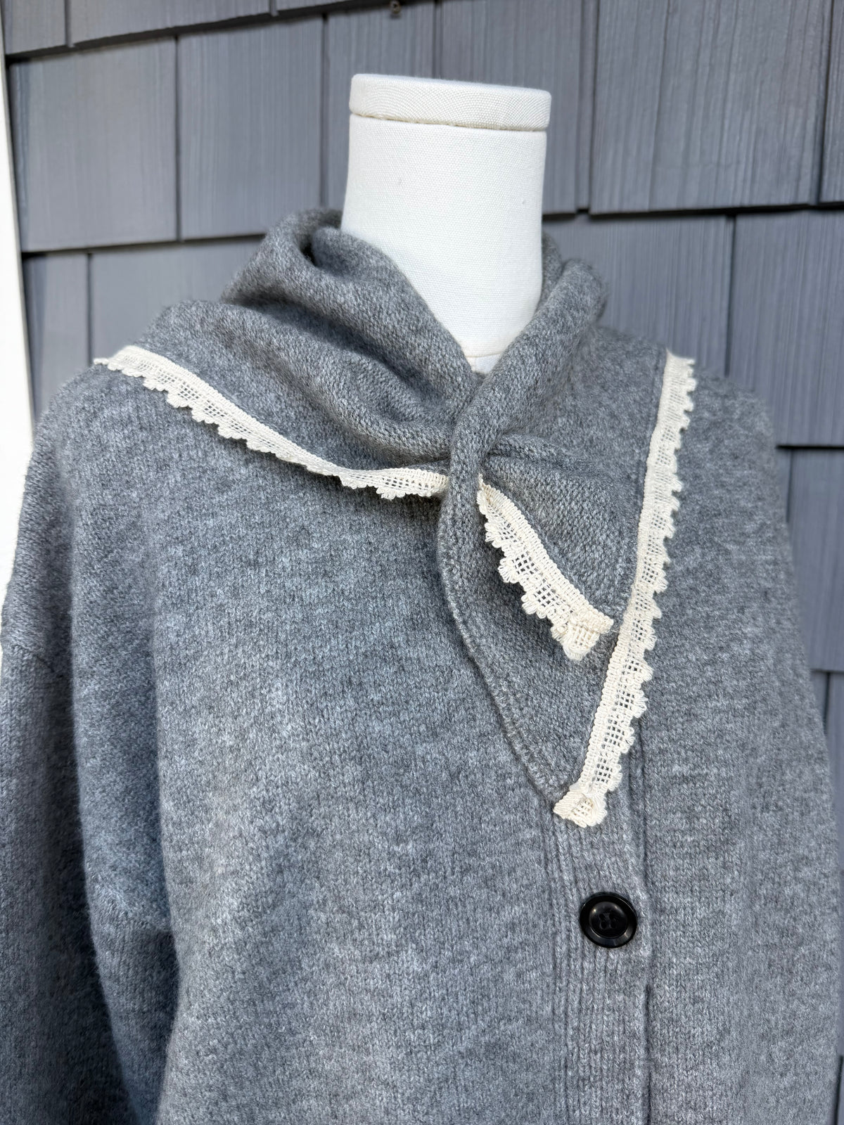 Lace Scarf Cardigan