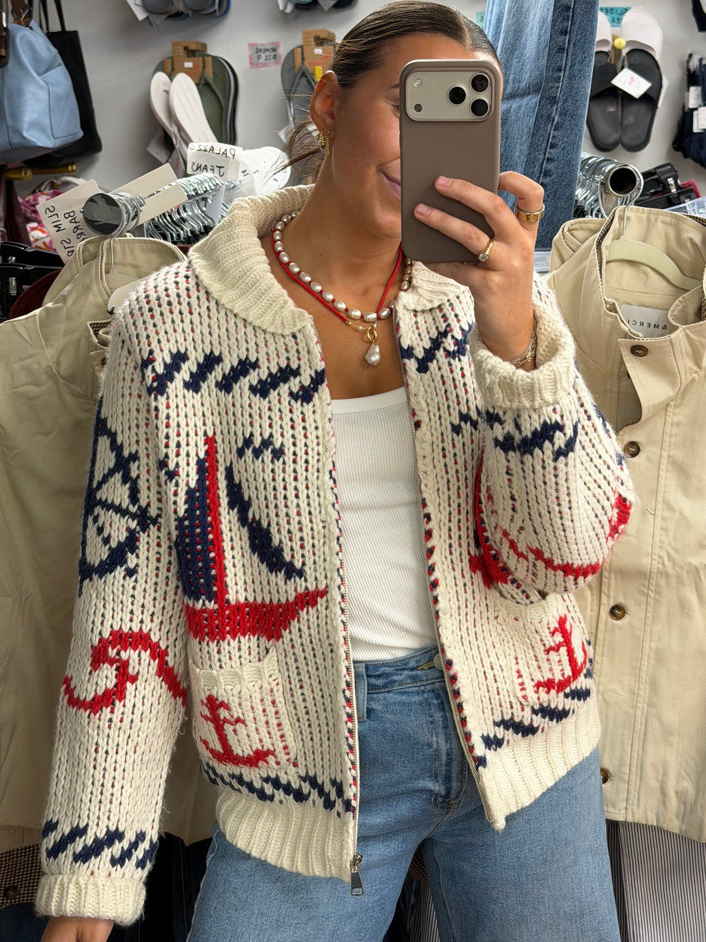 Anchors Away Cardigan