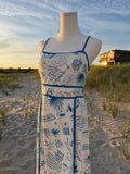 Positano Print  Maxi Dress