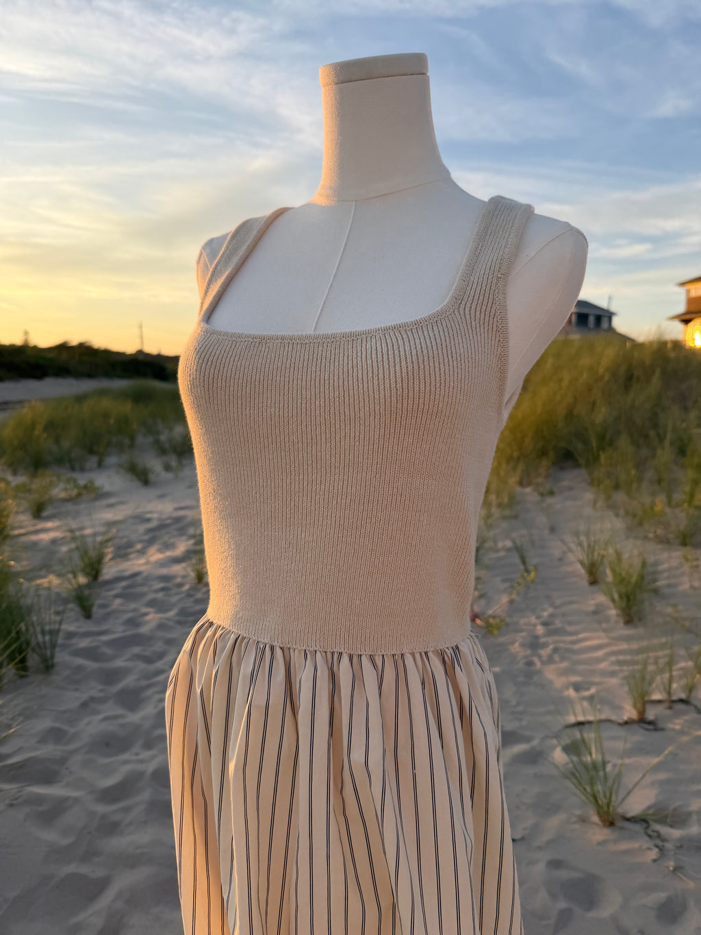 Striped Sand Dollar Midi