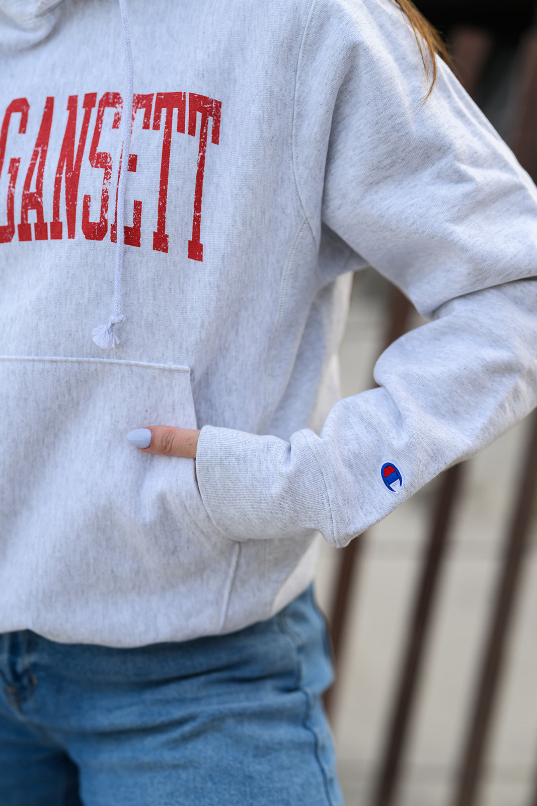 Narragansett Reverse Weave Hoodie