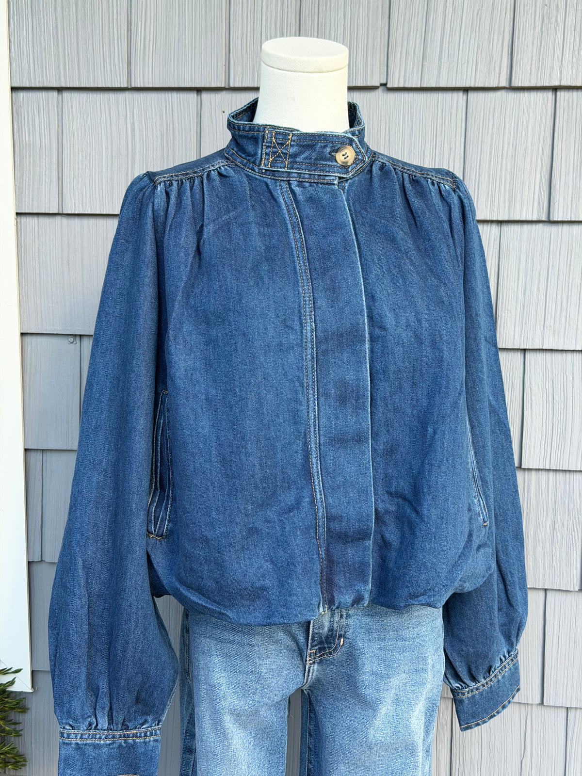 Bubble Denim Jacket