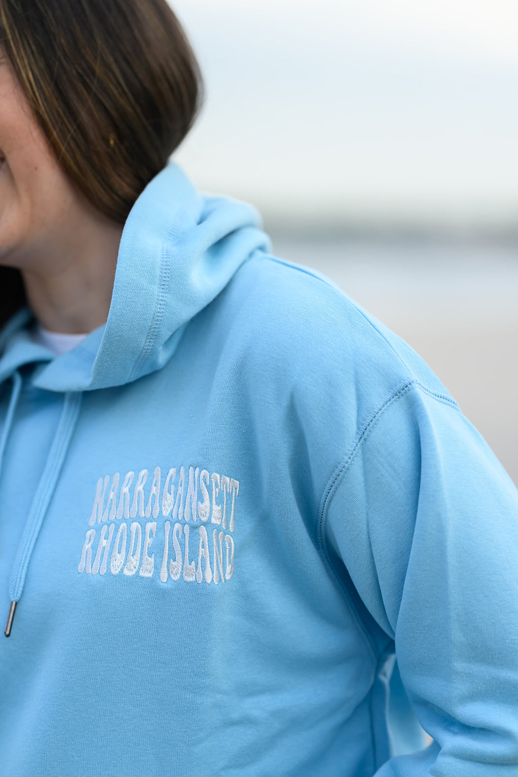 Embroidered Back Hoodie