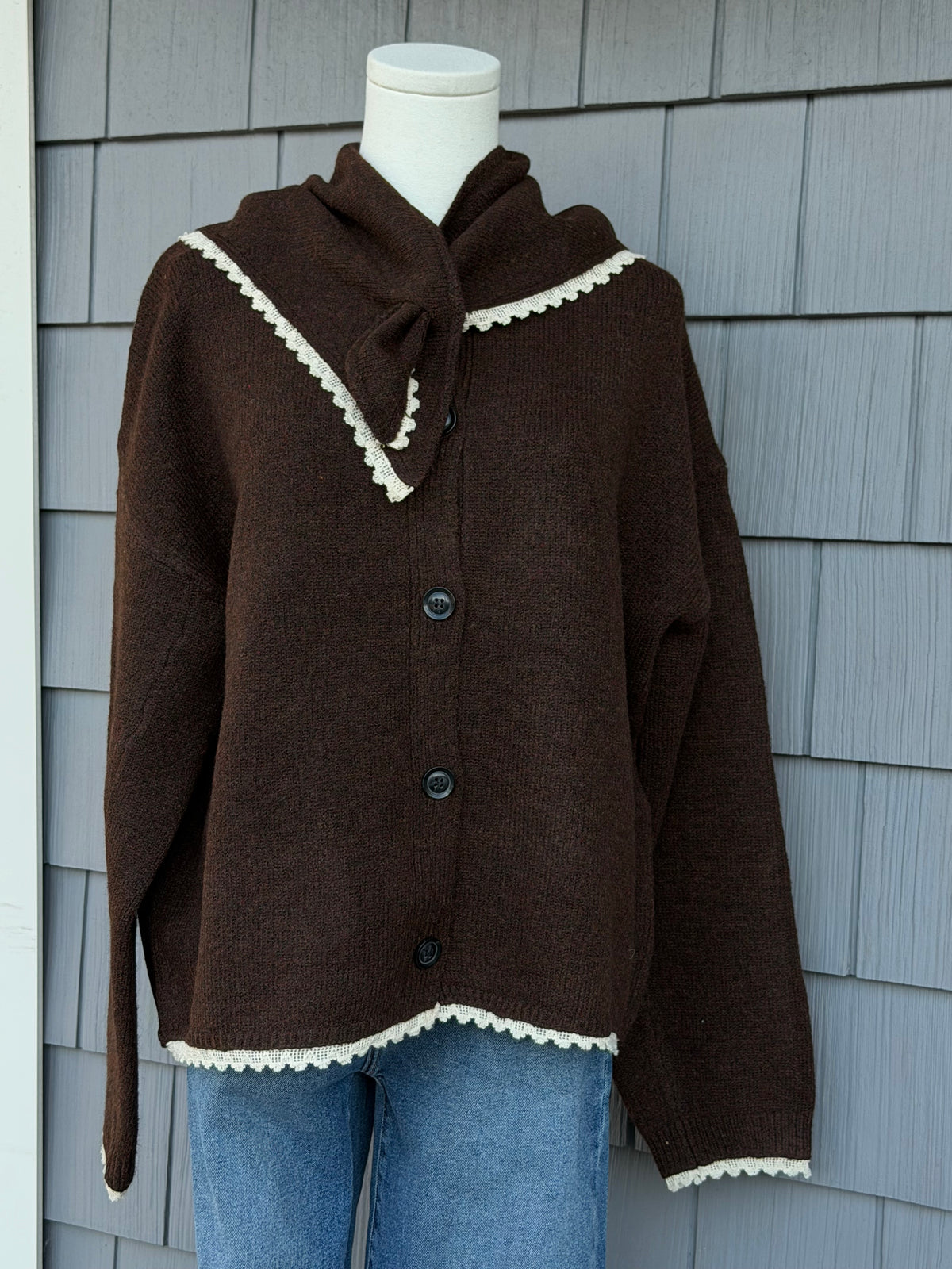 Lace Scarf Cardigan