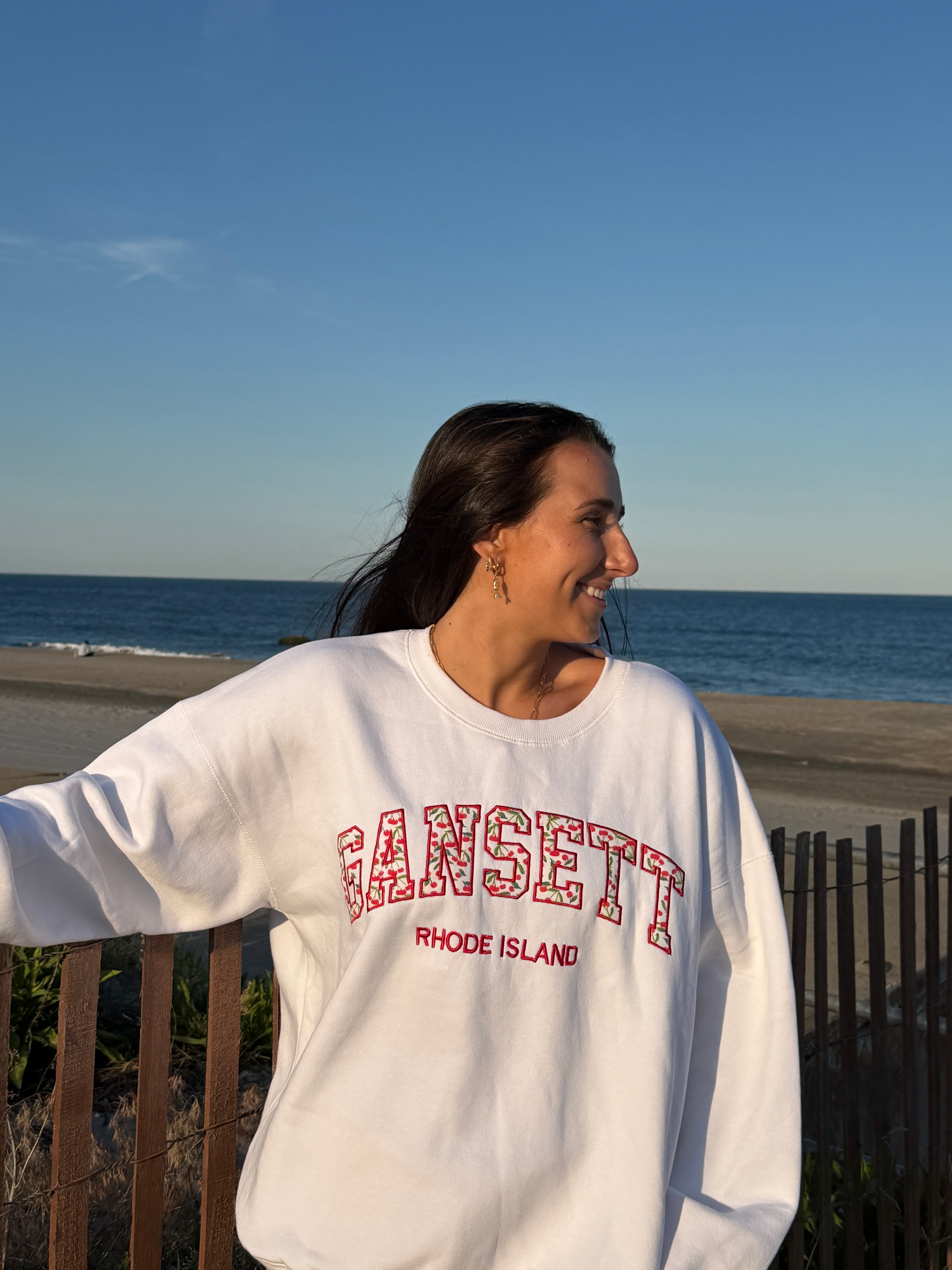 Cherry Gansett Crewneck