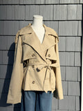 Crop Trench Coat