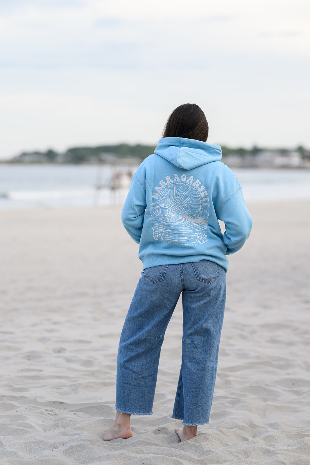 Embroidered Back Hoodie