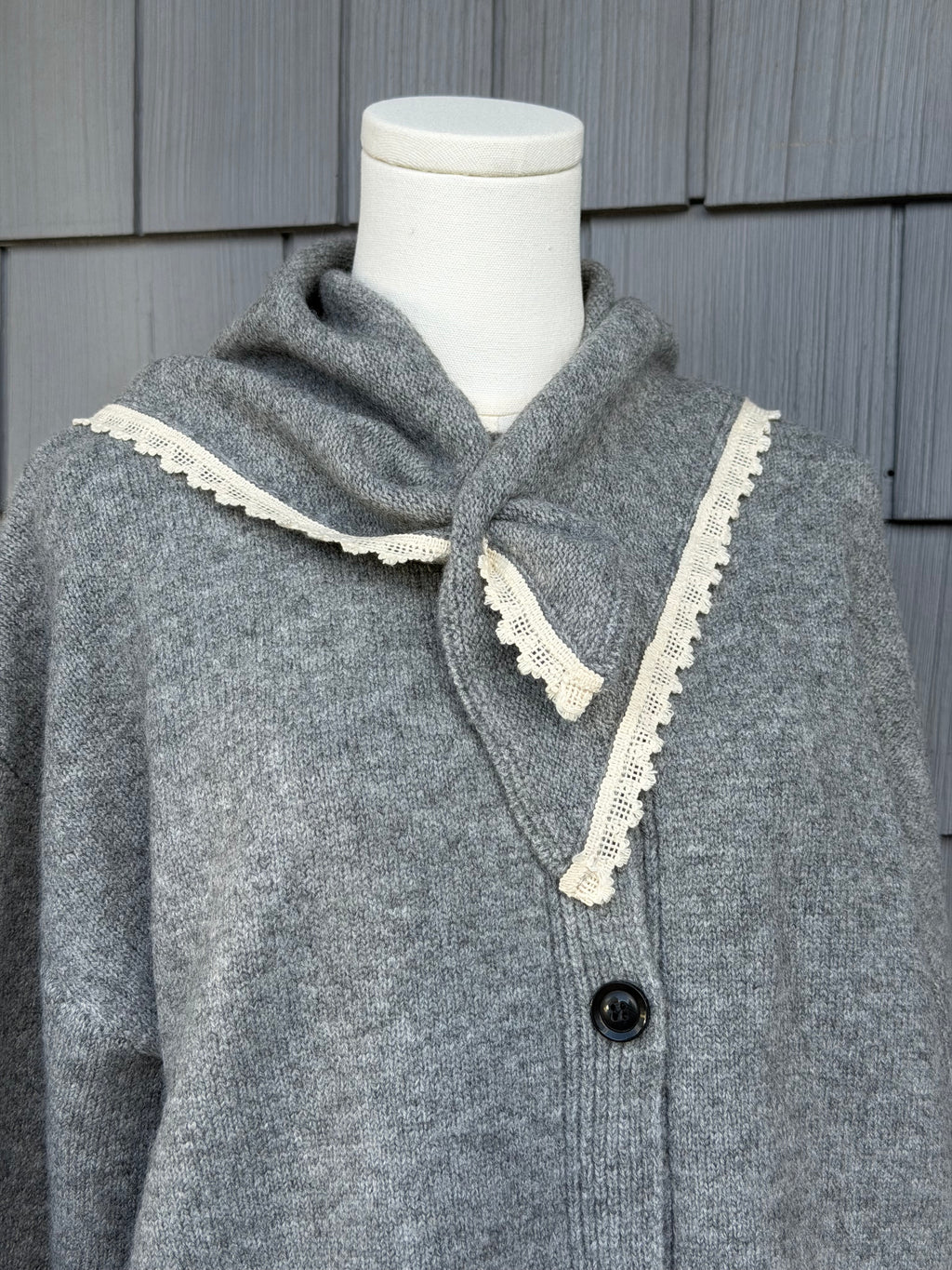 Lace Scarf Cardigan