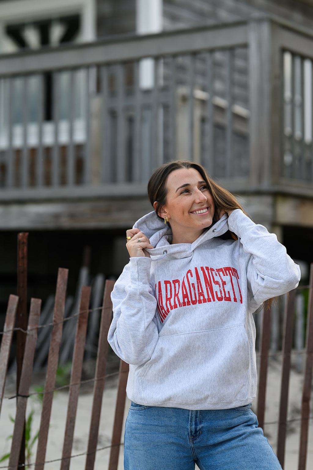Narragansett Reverse Weave Hoodie