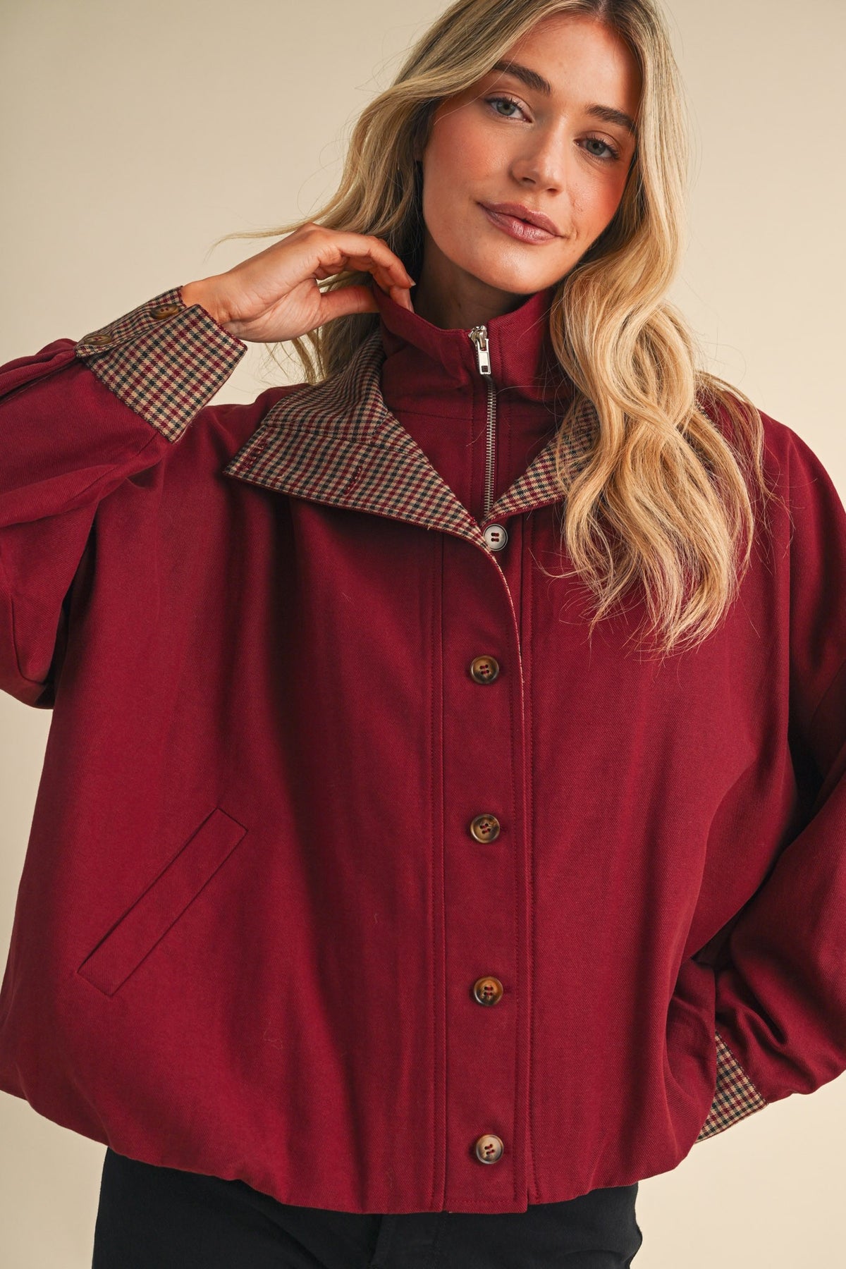 Bubble Hem Jacket