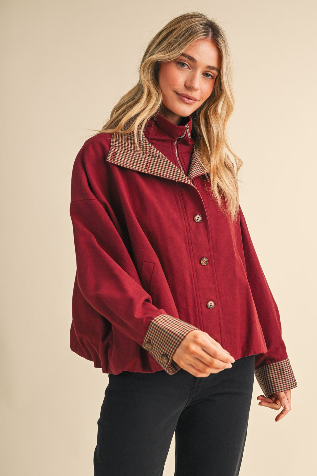 Bubble Hem Jacket