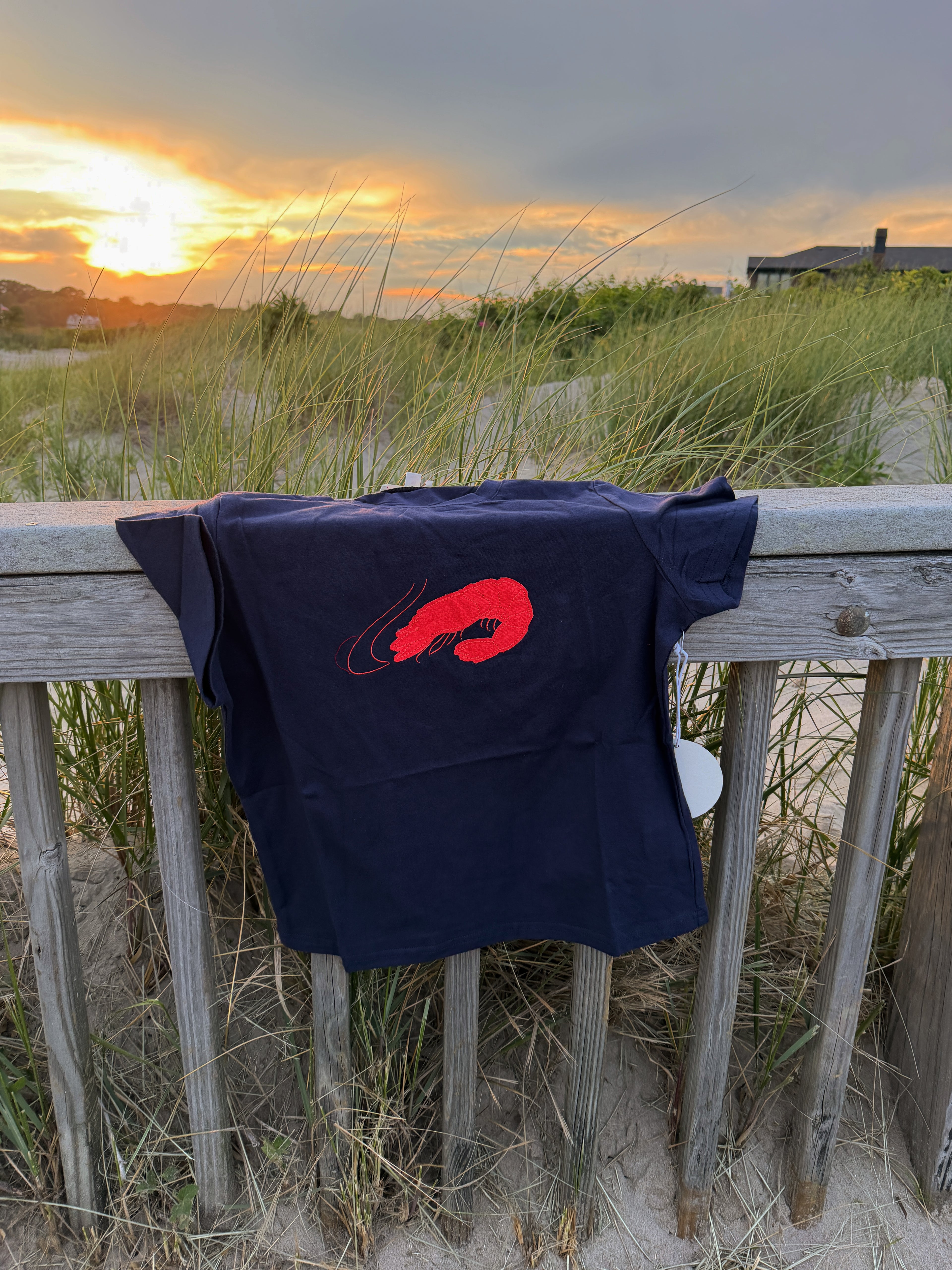 Seaside Shrimp Baby Tee