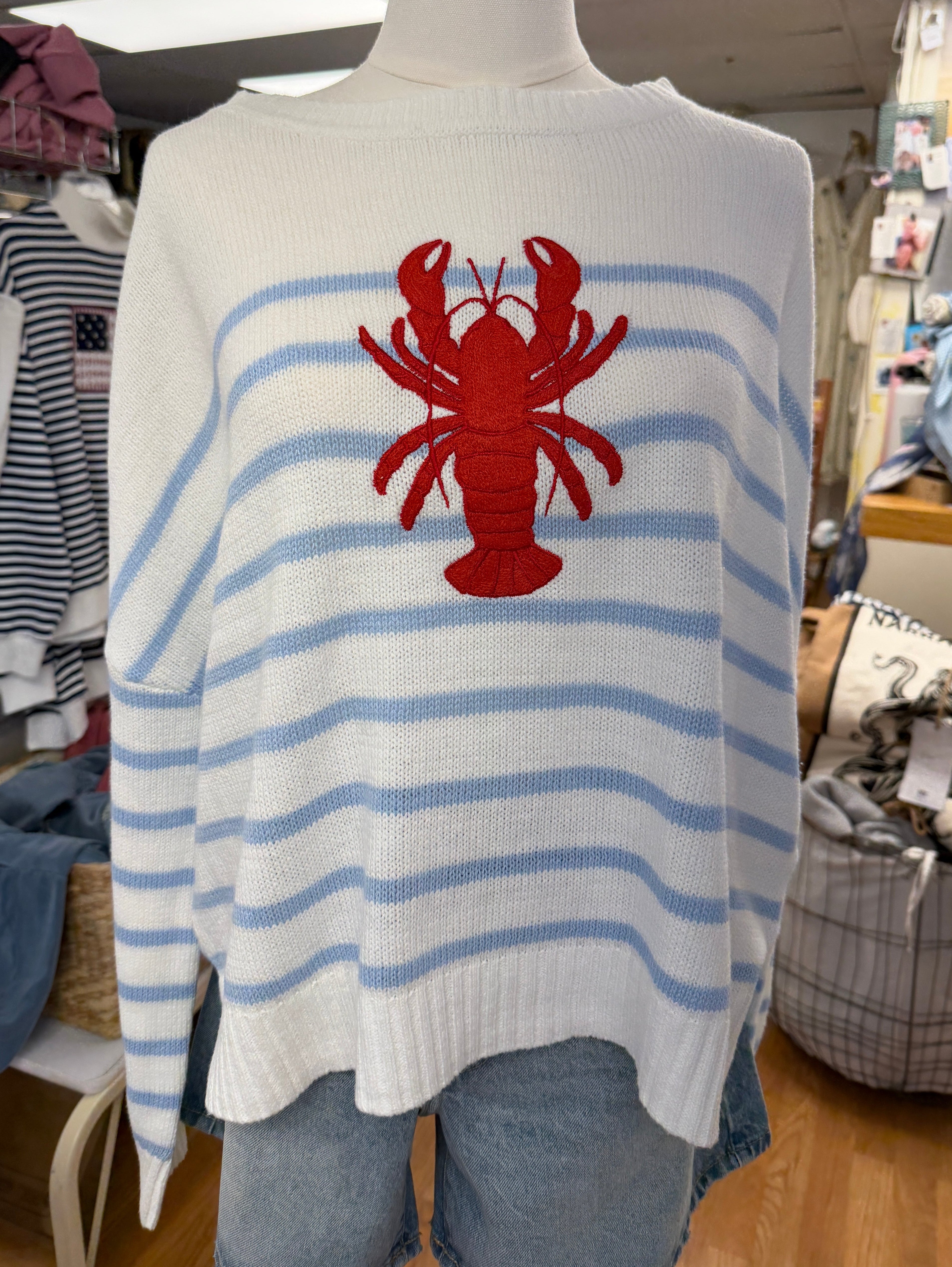 Lobster Stripe Sweater