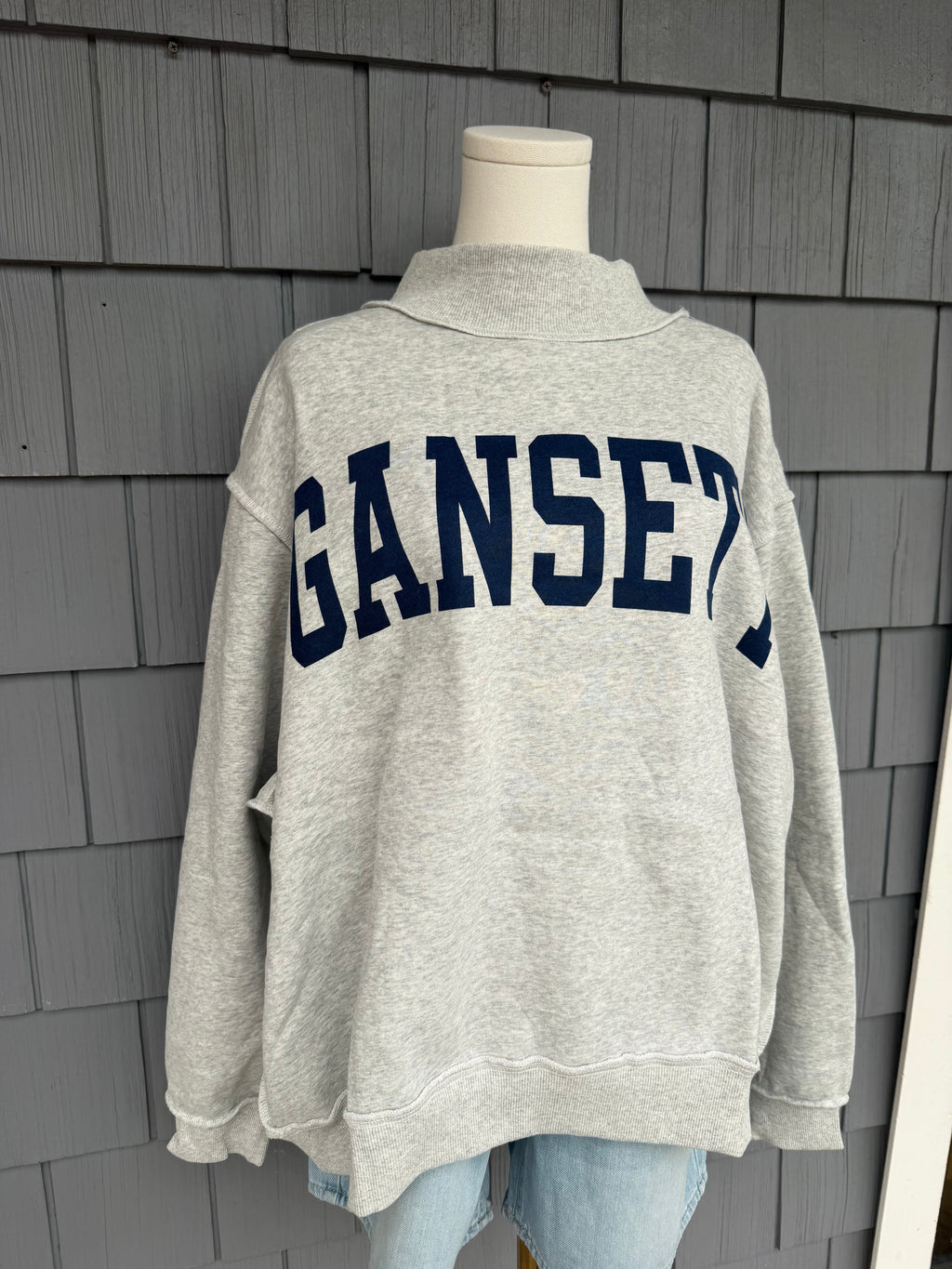 Reversible Mock Neck