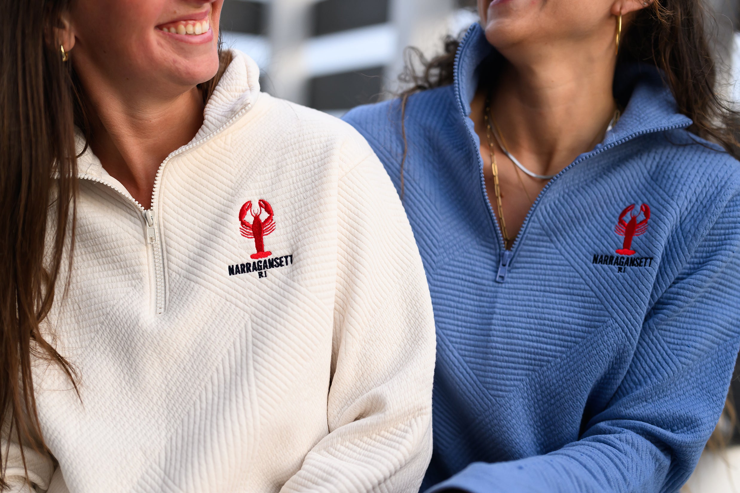 Coastal Lobster Quarter Zip – Crosswynds Traders