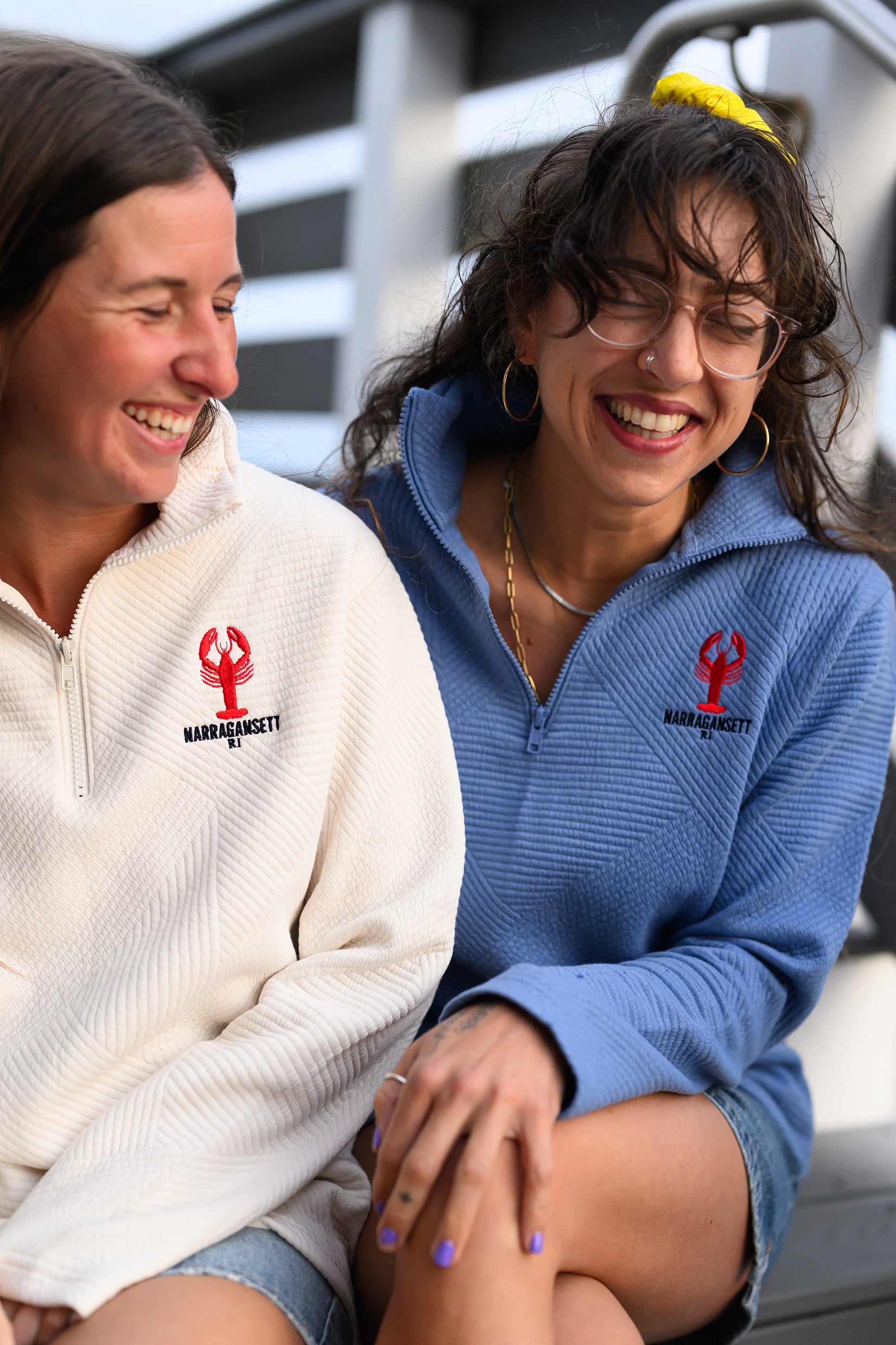 Coastal Lobster Quarter Zip – Crosswynds Traders