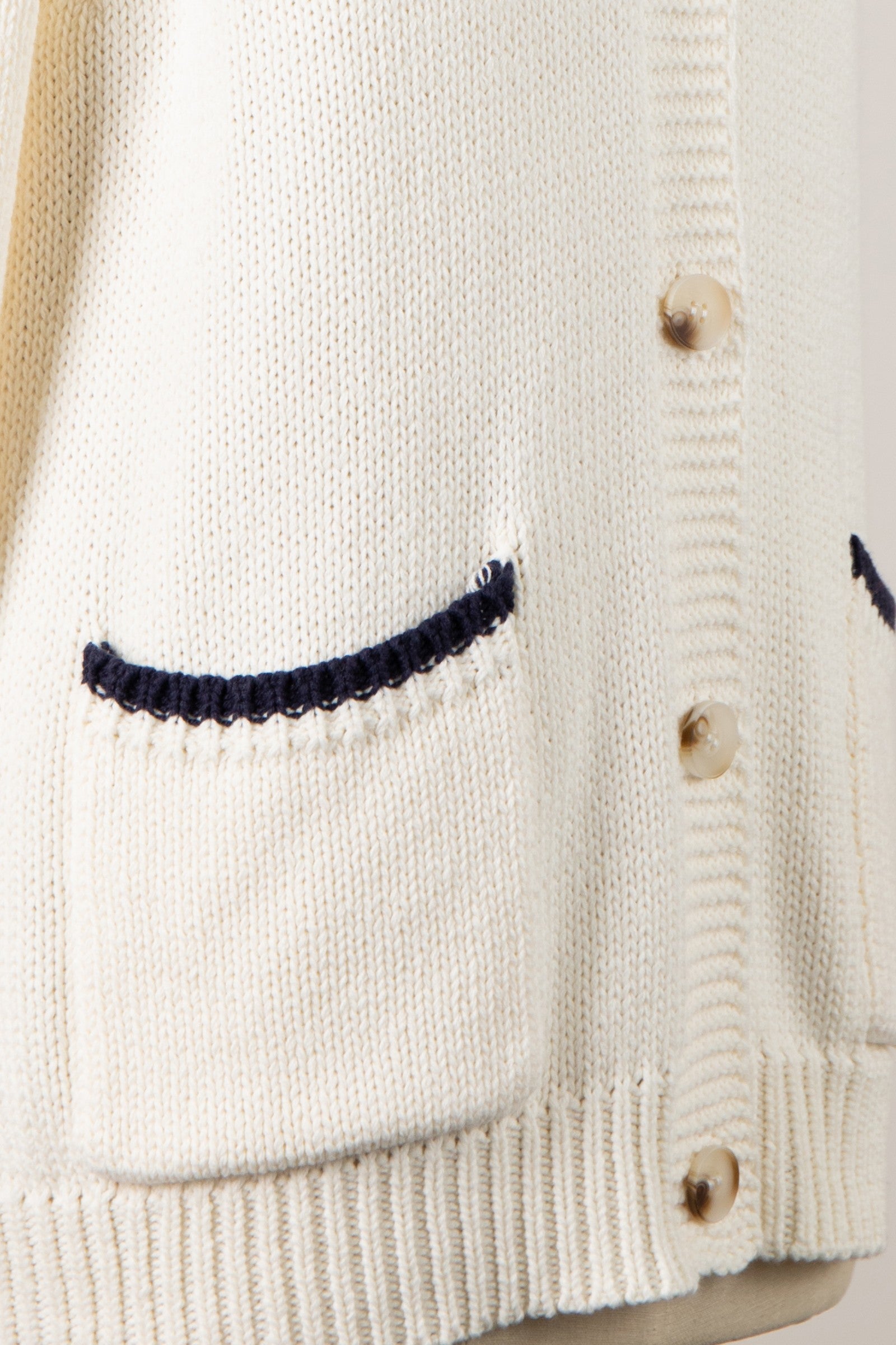 Cream Lobster Cardigan