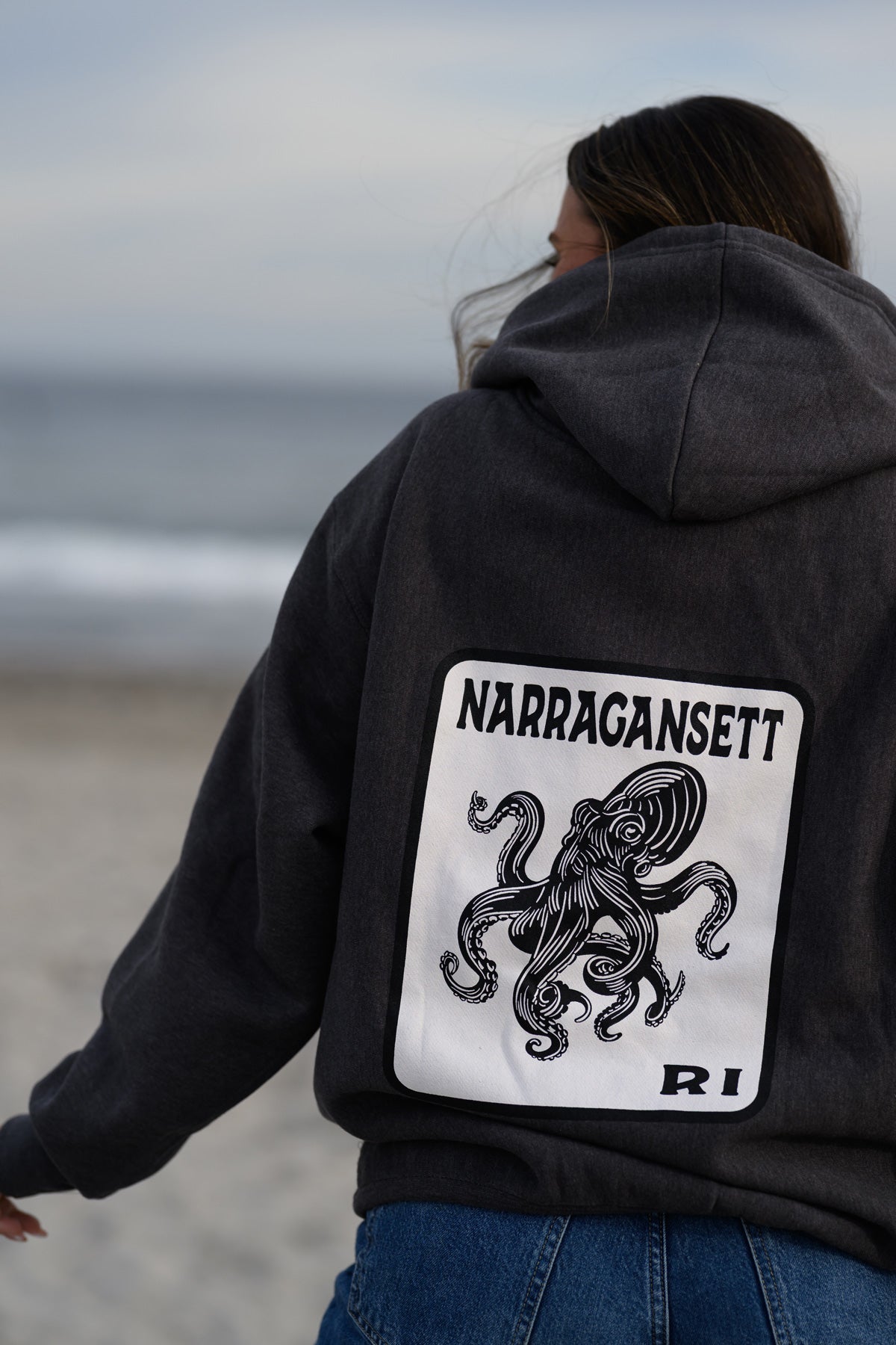 Narragansett Octopus Hoodie – Crosswynds Traders