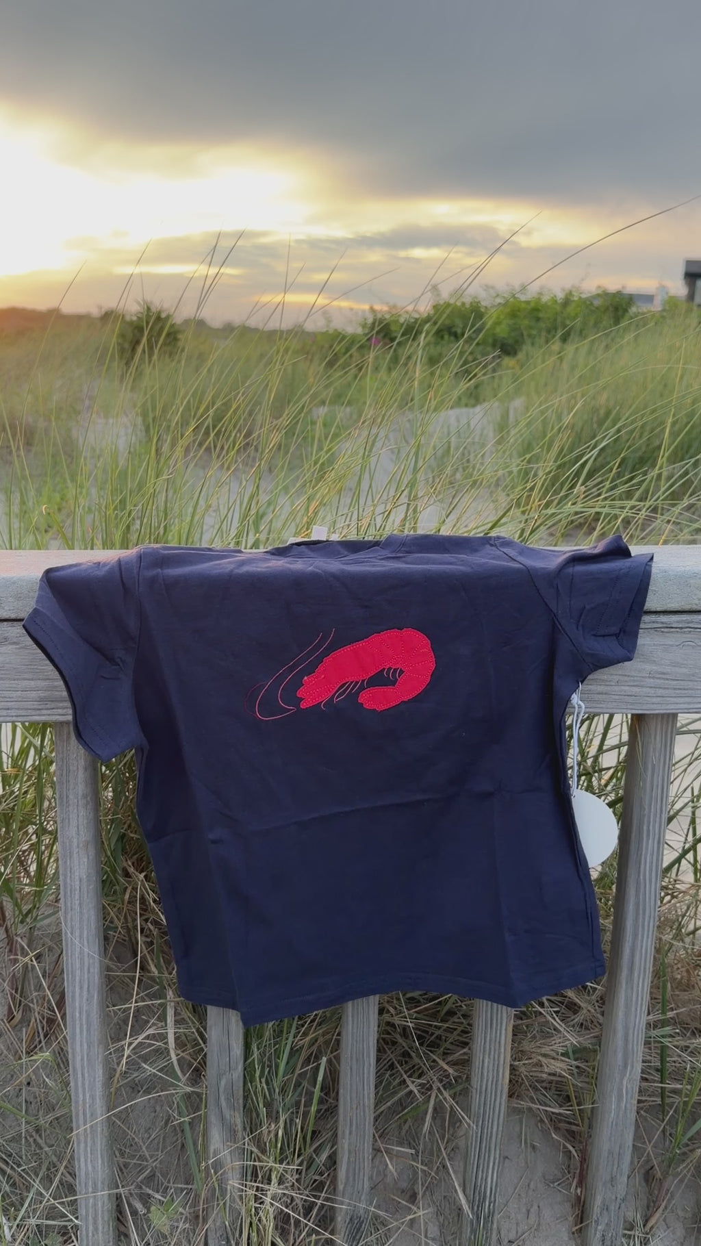 Seaside Shrimp Baby Tee