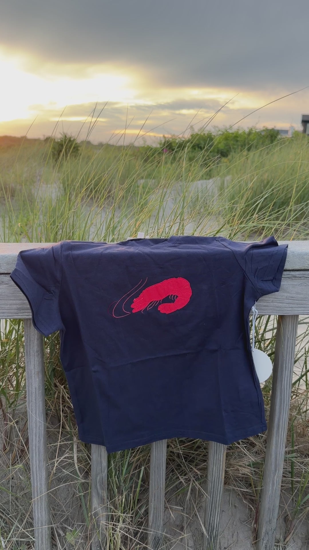 Seaside Shrimp Baby Tee