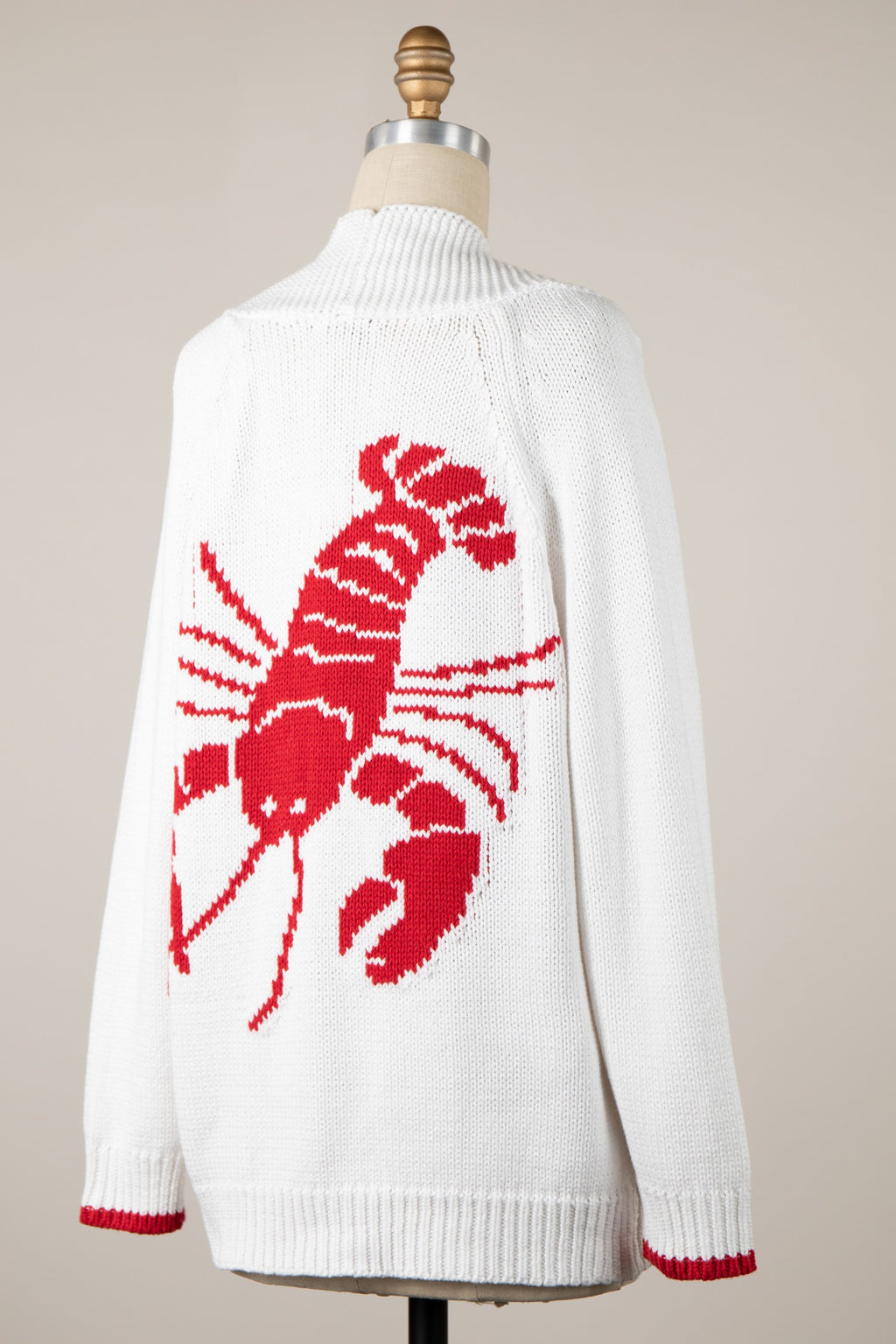 White Lobster Cardigan